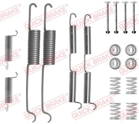 QUICK BRAKE Piederumu komplekts, Bremžu loki 105-0687